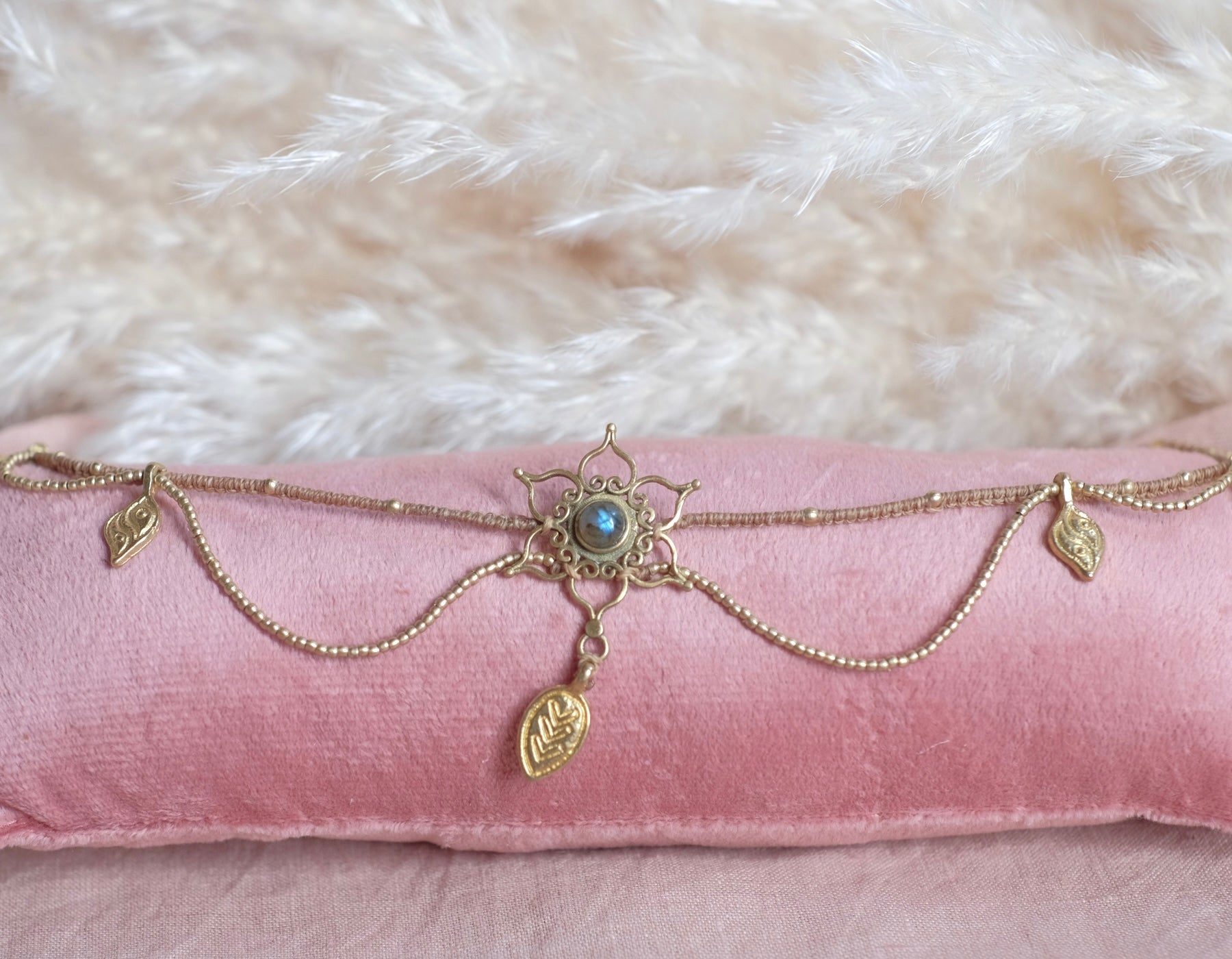 •☽ Soraya labradorite BLU ☾•