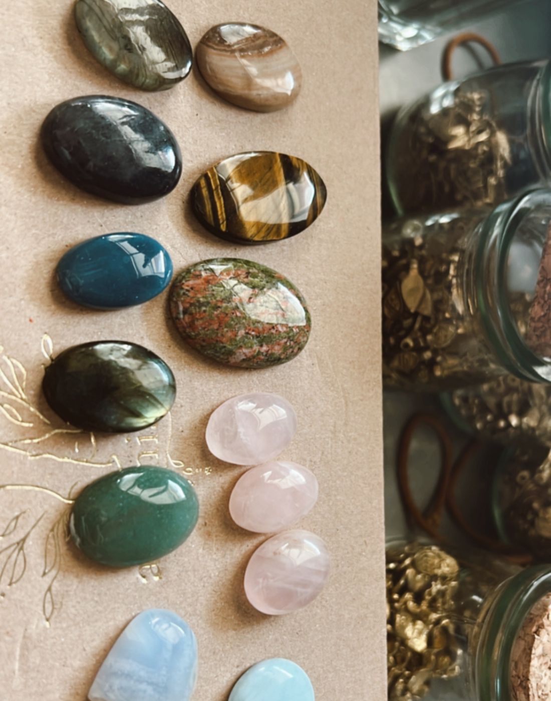 • ☽ Workshop Individuale o di Coppia: crea la tua collana con pietra naturale ☾•