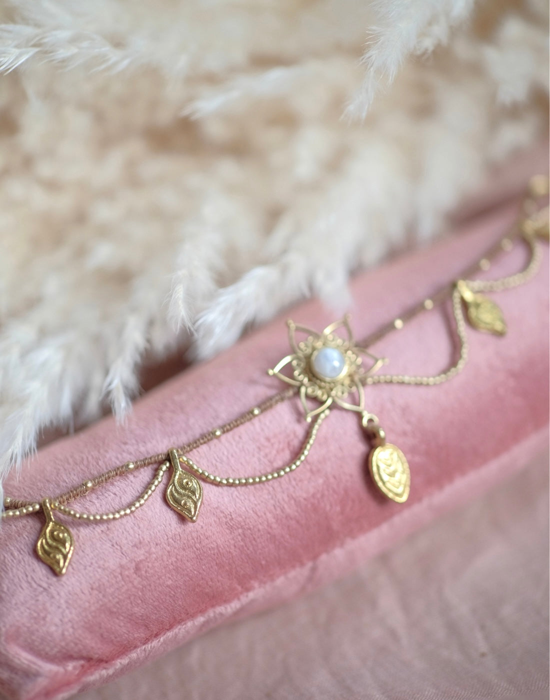 •☽ Soraya labradorite BIANCA ☾•