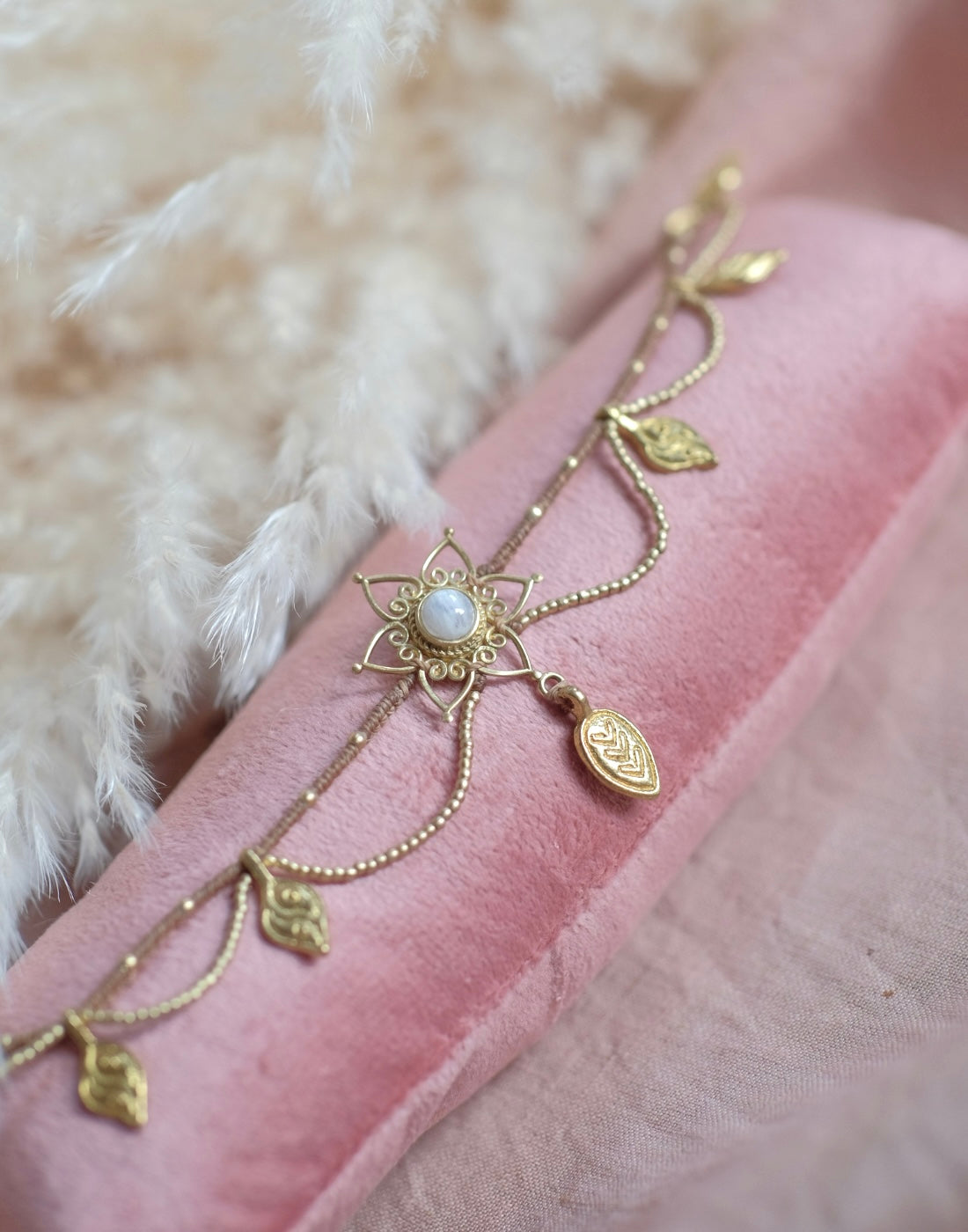 •☽ Soraya labradorite BIANCA ☾•