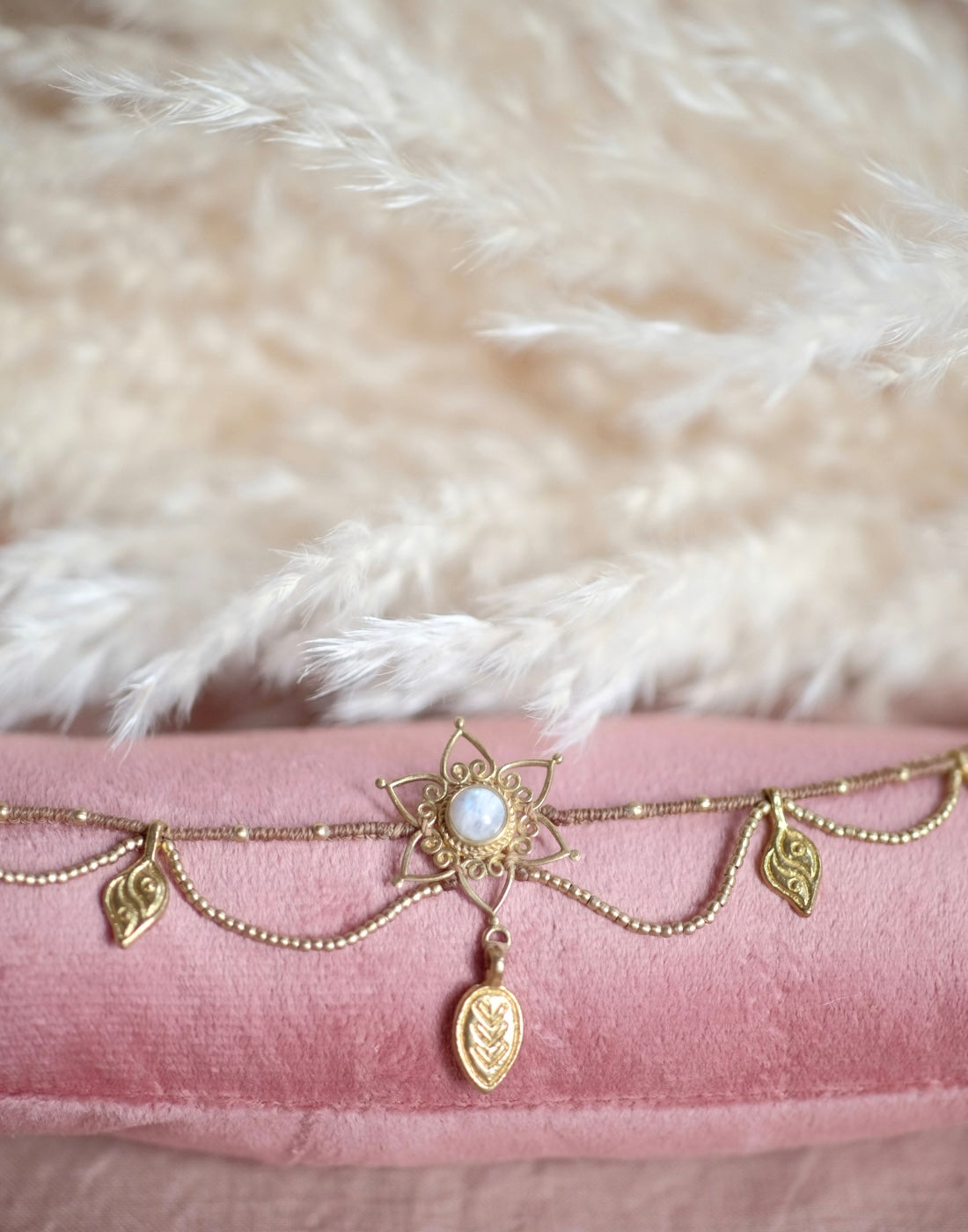 •☽ Soraya labradorite BIANCA ☾•