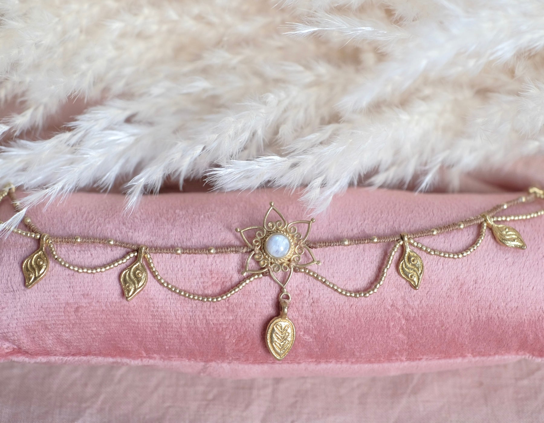 •☽ Soraya labradorite BIANCA ☾•