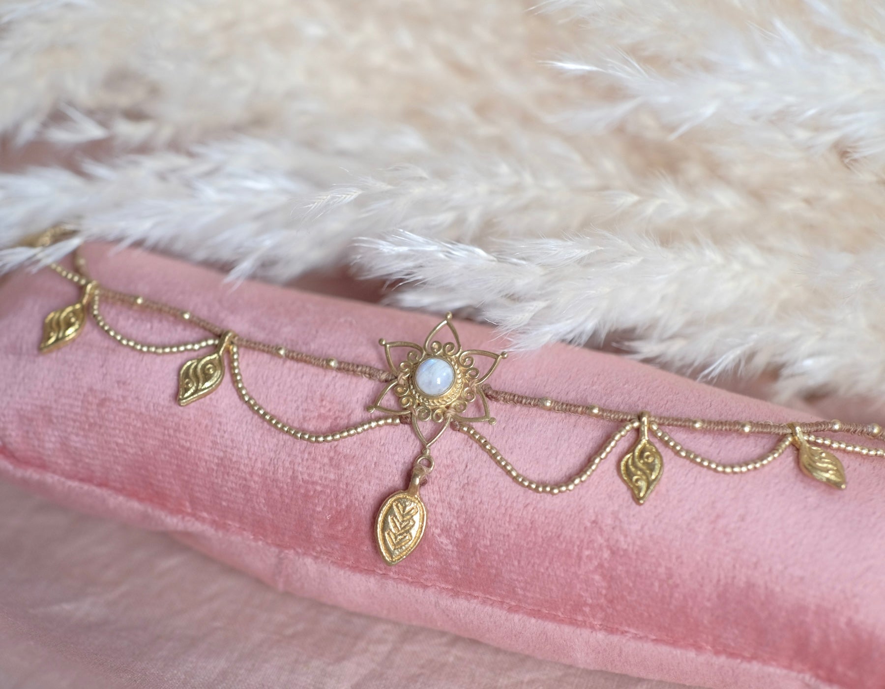 •☽ Soraya labradorite BIANCA ☾•