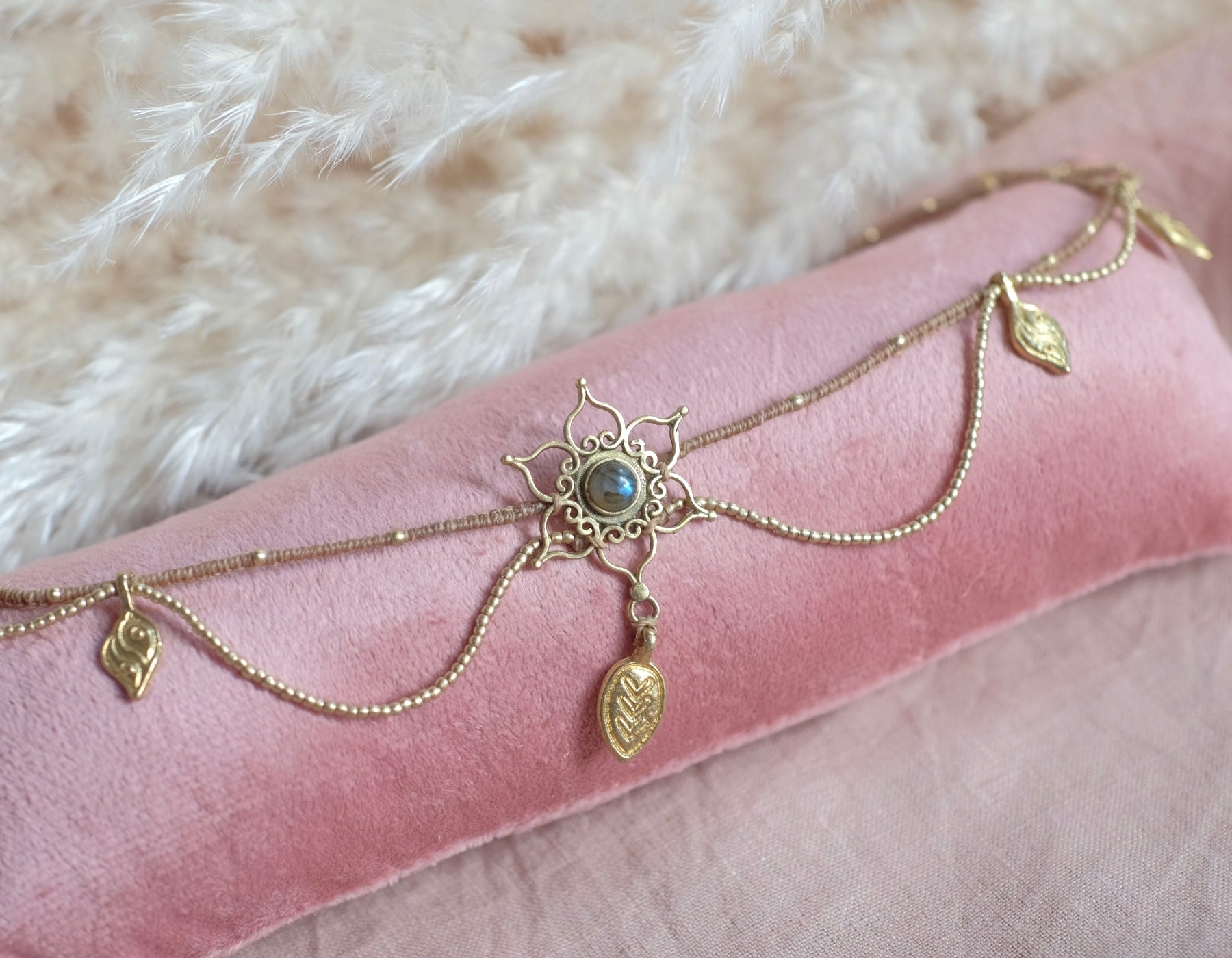 •☽ Soraya labradorite BLU ☾•