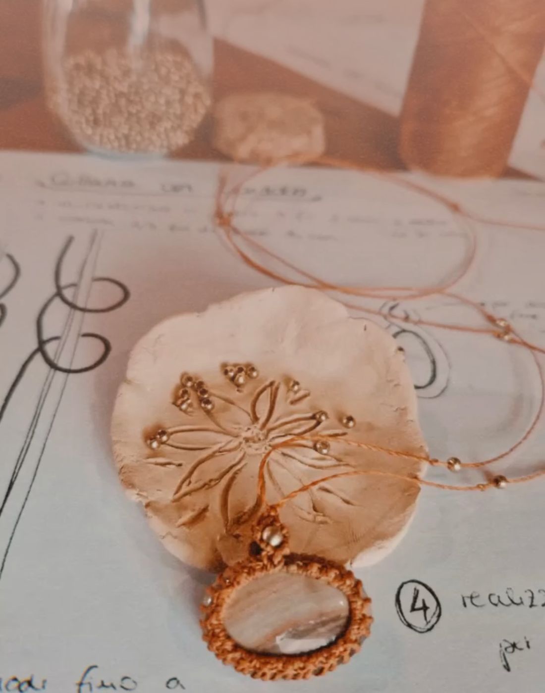 • ☽ Workshop Individuale o di Coppia:  crea la tua collana con pietra naturale ☾•