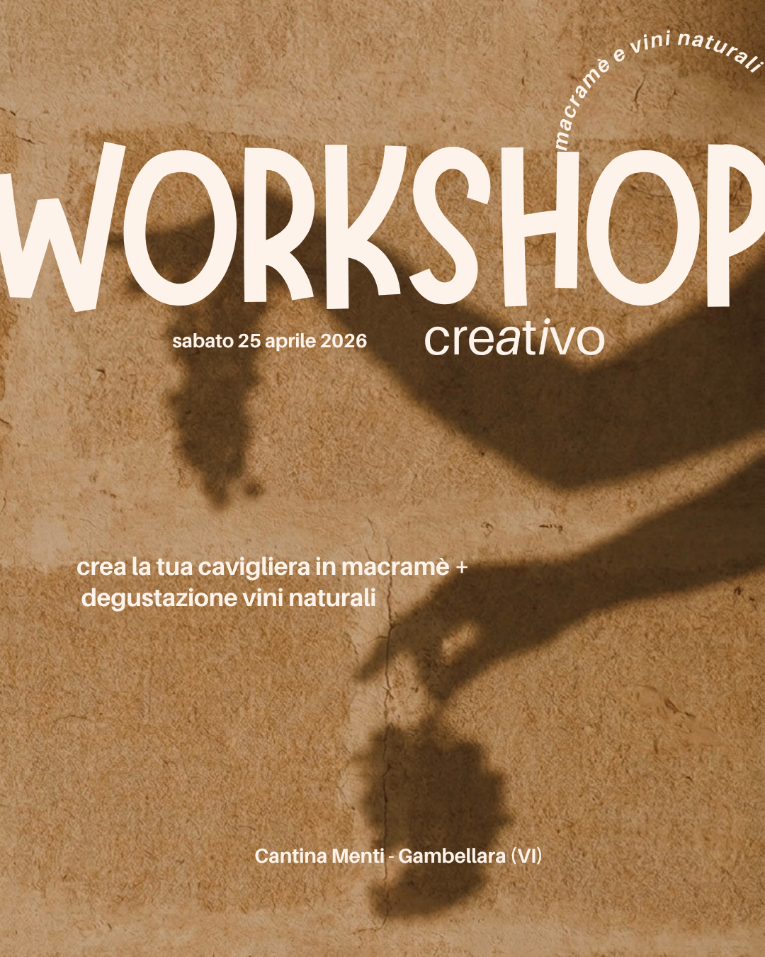 • ☽ Workshop di gruppo in cantina ☾•